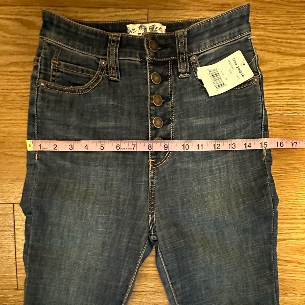 FREE PEOPLE Flare Bell Bottom Jeans - Picture 6 of 16